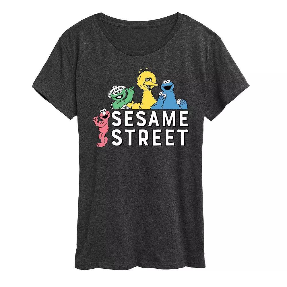 Women's Sesame Street Group Graphic Tee, Girl's,  Product Image