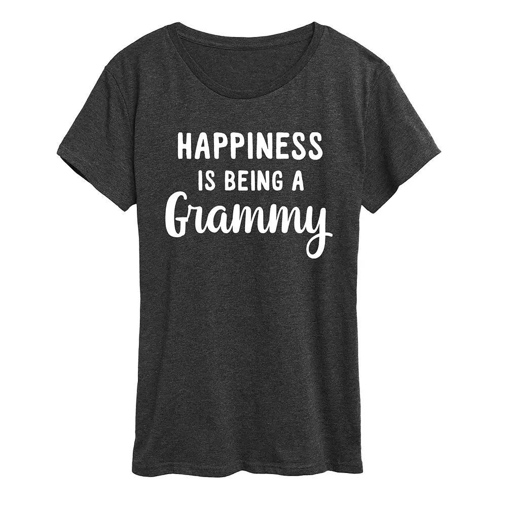 Women's Happiness is Being a Grammy Graphic Tee, Girl's,  Product Image