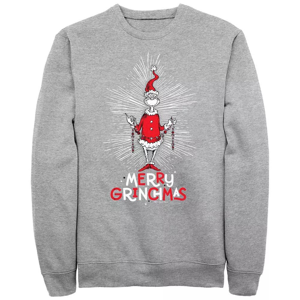 Big & Tall Dr. Seuss Merry Grinchmas Graphic Fleece, Men's,  Product Image