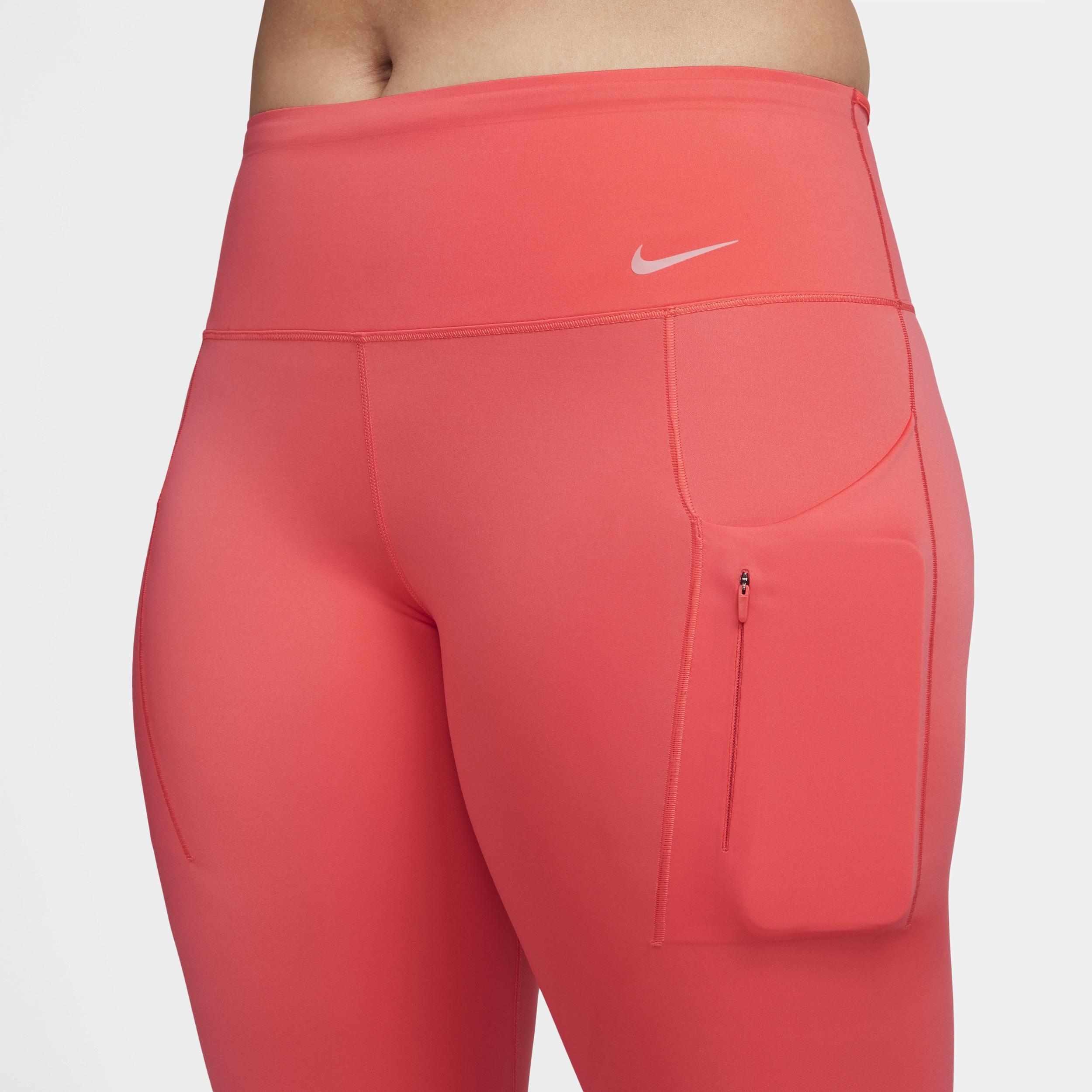 Nike Womens Go Firm-Support Mid-Rise Full-Length Leggings with Pockets Product Image