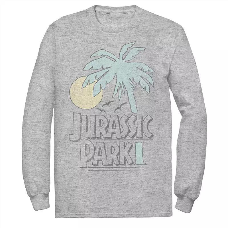 Men's Jurassic Park Palm Tree Sunset Logo Tee,  Product Image