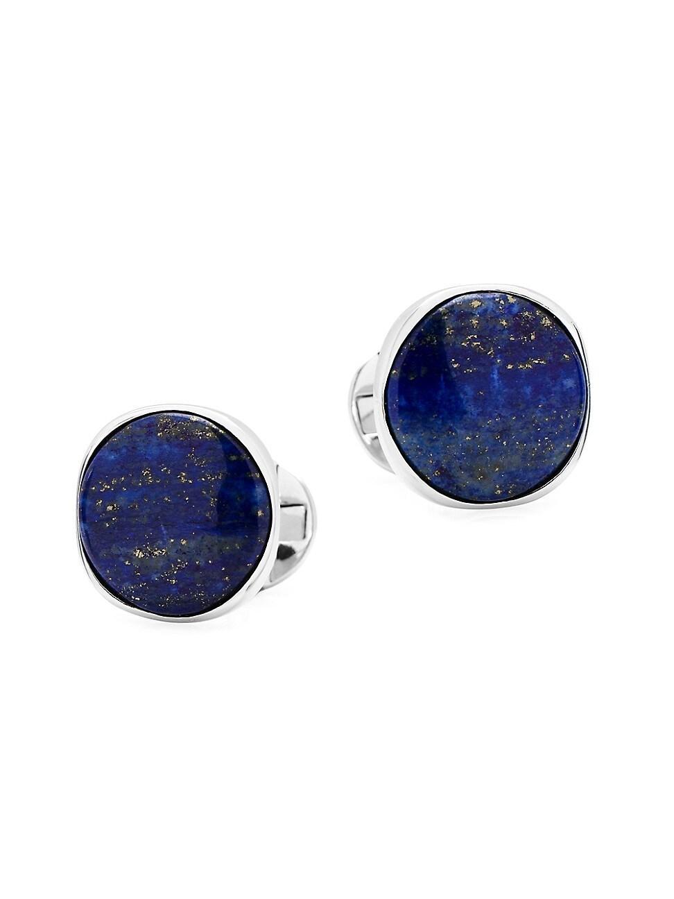 Lapis Sterling Silver Cuff Links Product Image