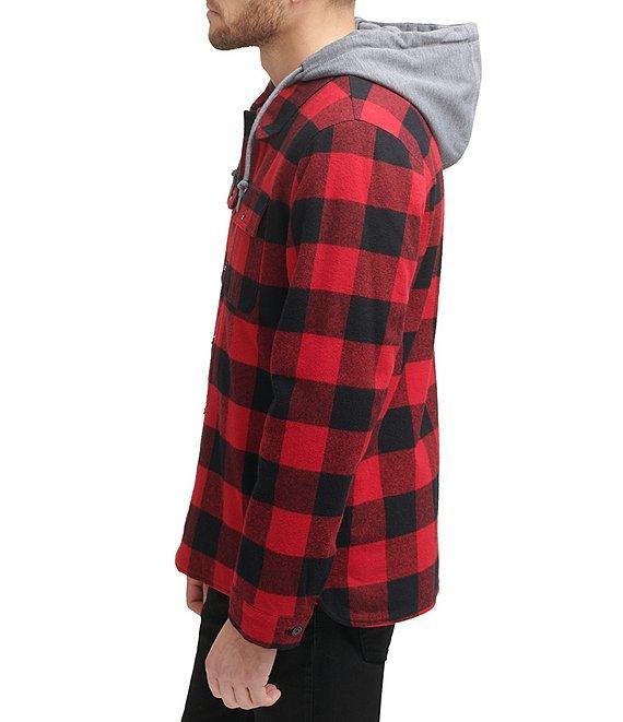 Levi's® Sherpa Lined Classic Flannel Plaid Shirt Jacket Product Image