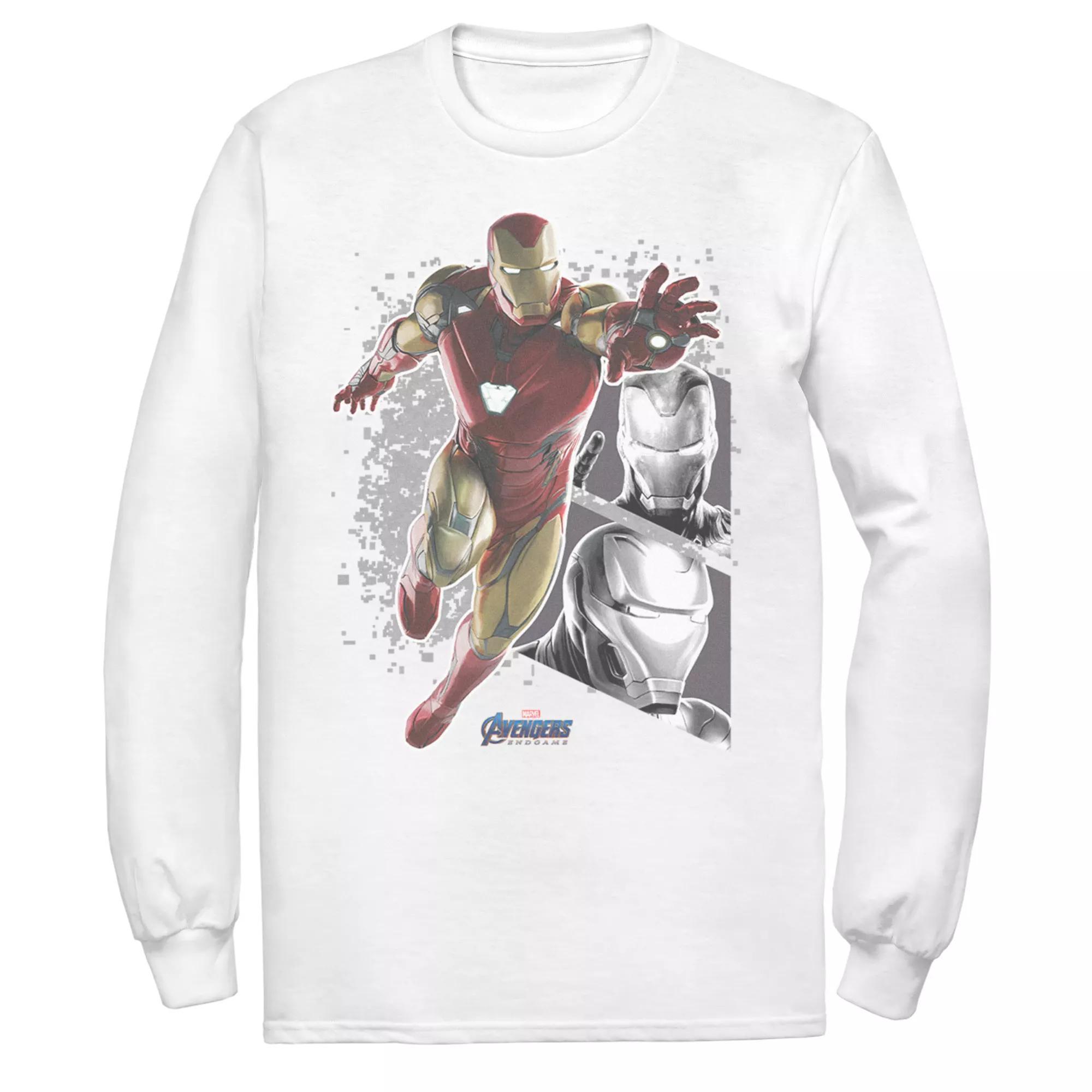 Men's Marvel Avengers Endgame Iron Man Panels Tee,  Product Image