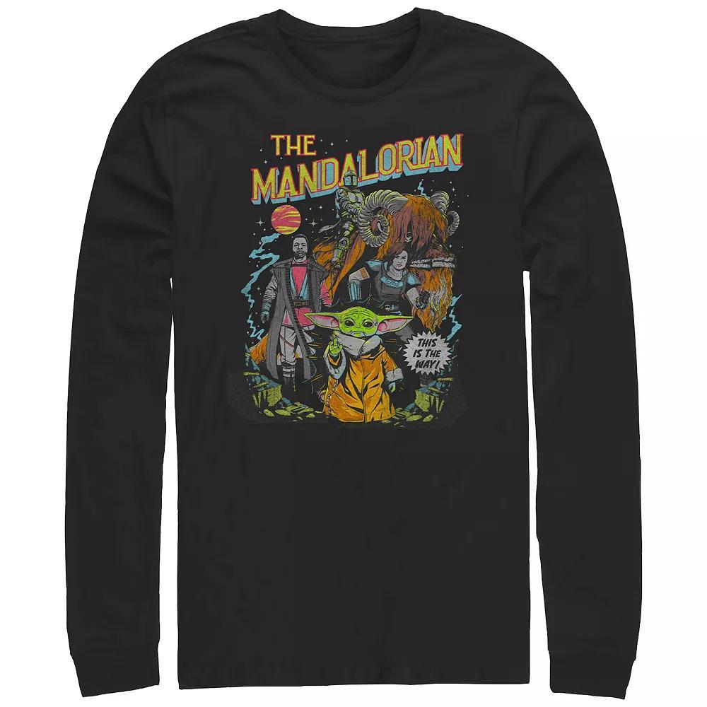 Men's The Mandalorian Comic Book Cover Graphic Tee,  Product Image