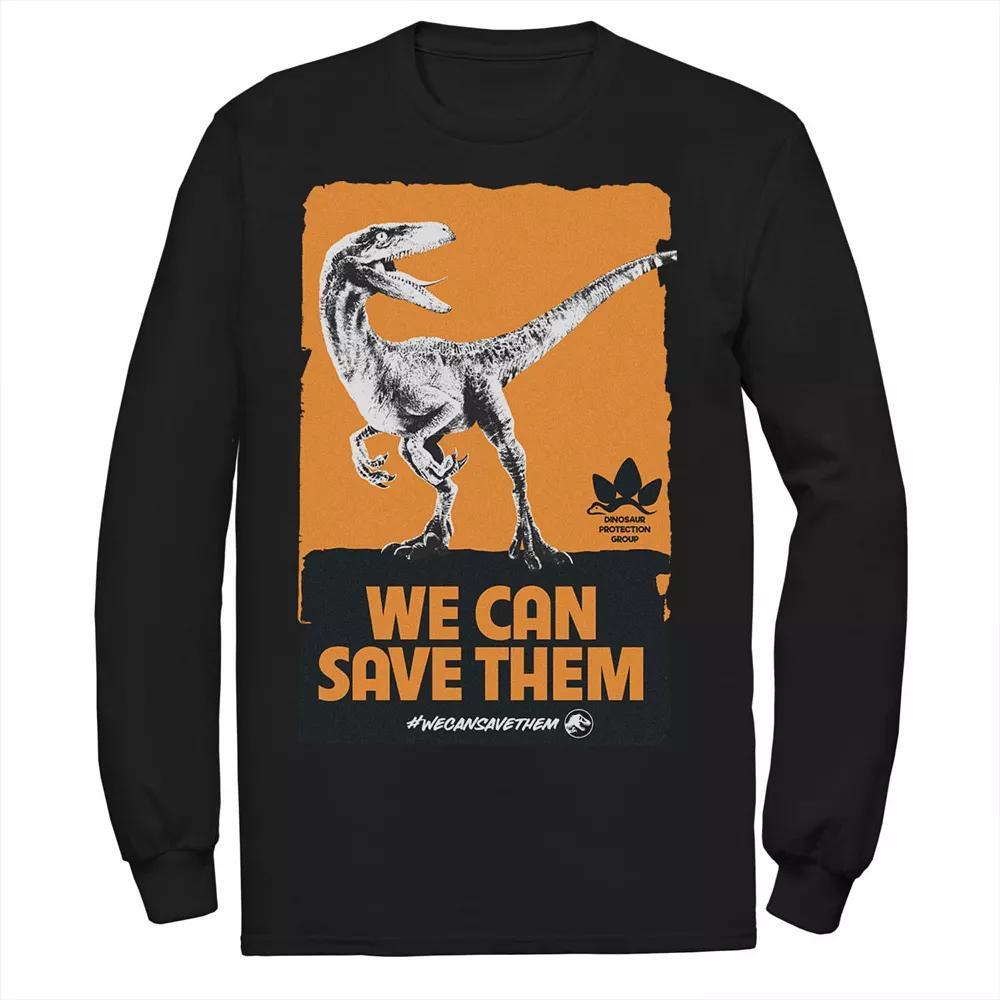 Men's Jurassic World We Can Save Them Poster Tee,  Product Image