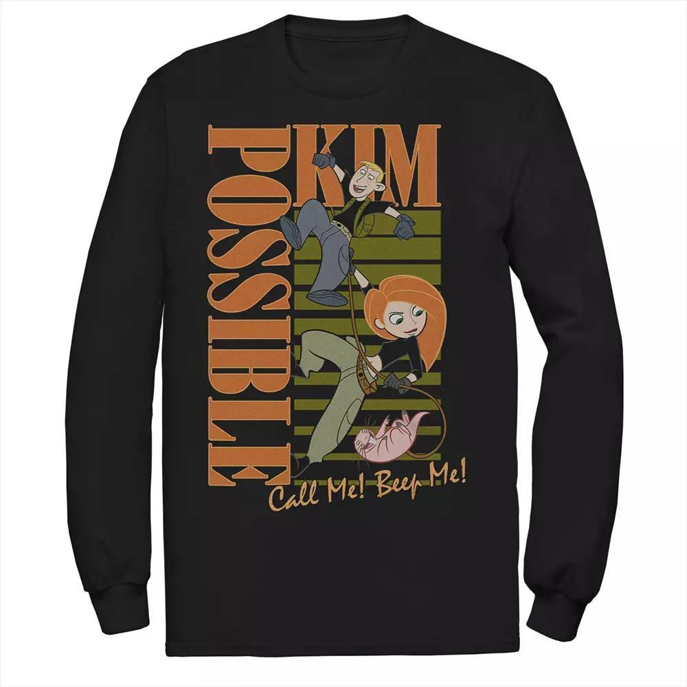 Disney's Kim Possible Men's Ron And Rufus Tee, Size: Medium, Black Product Image
