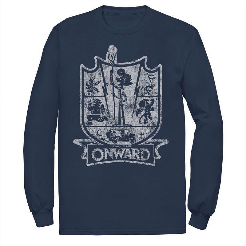 Mens Harry Potter S.P.E.W. Sketched Logo Long Sleeve Graphic Tee Blue Product Image