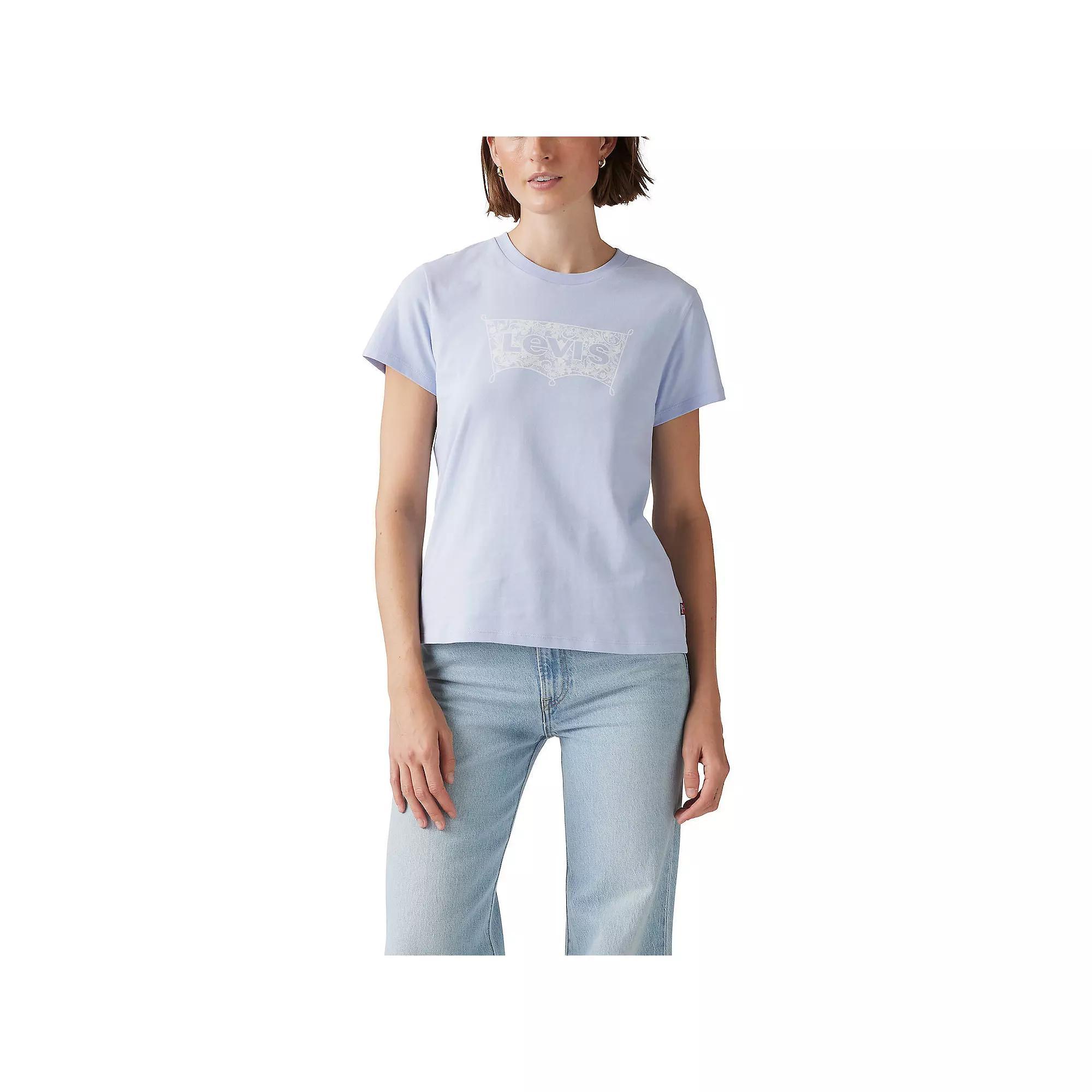 Women's Levi's® Logo Perfect Tee, Size: XXL, Kentucky Blue Product Image