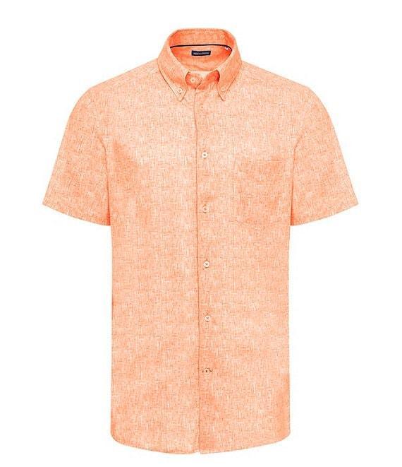 Visconti Textured Stretch Short Sleeve Woven Shirt Product Image