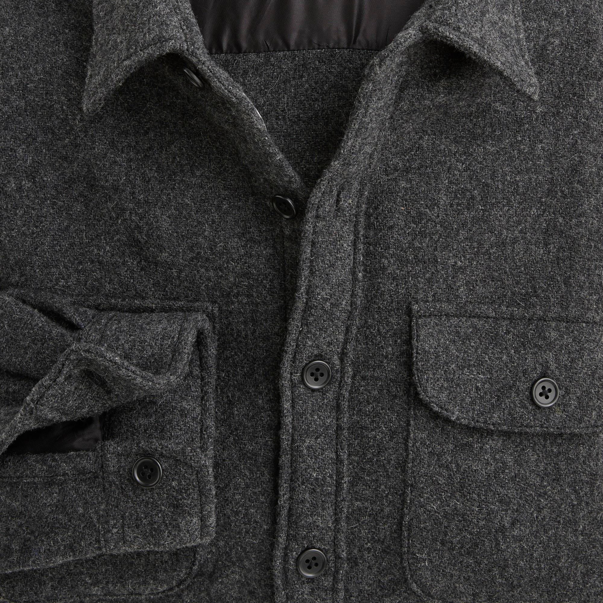 Brushed wool overshirt Product Image