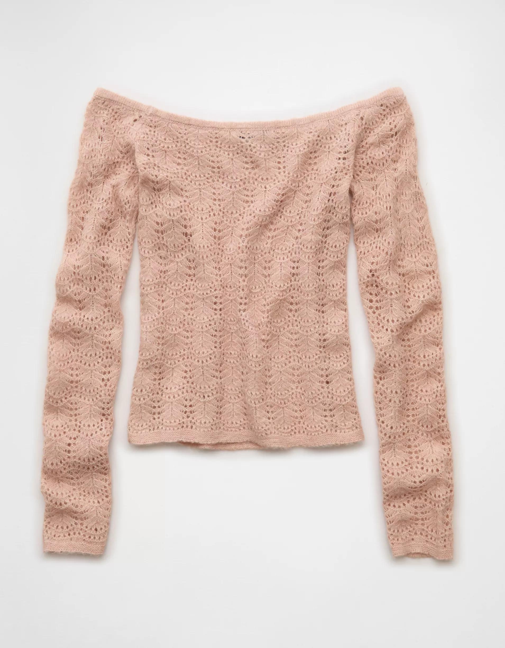 AE Off-The-Shoulder Sweater  Product Image
