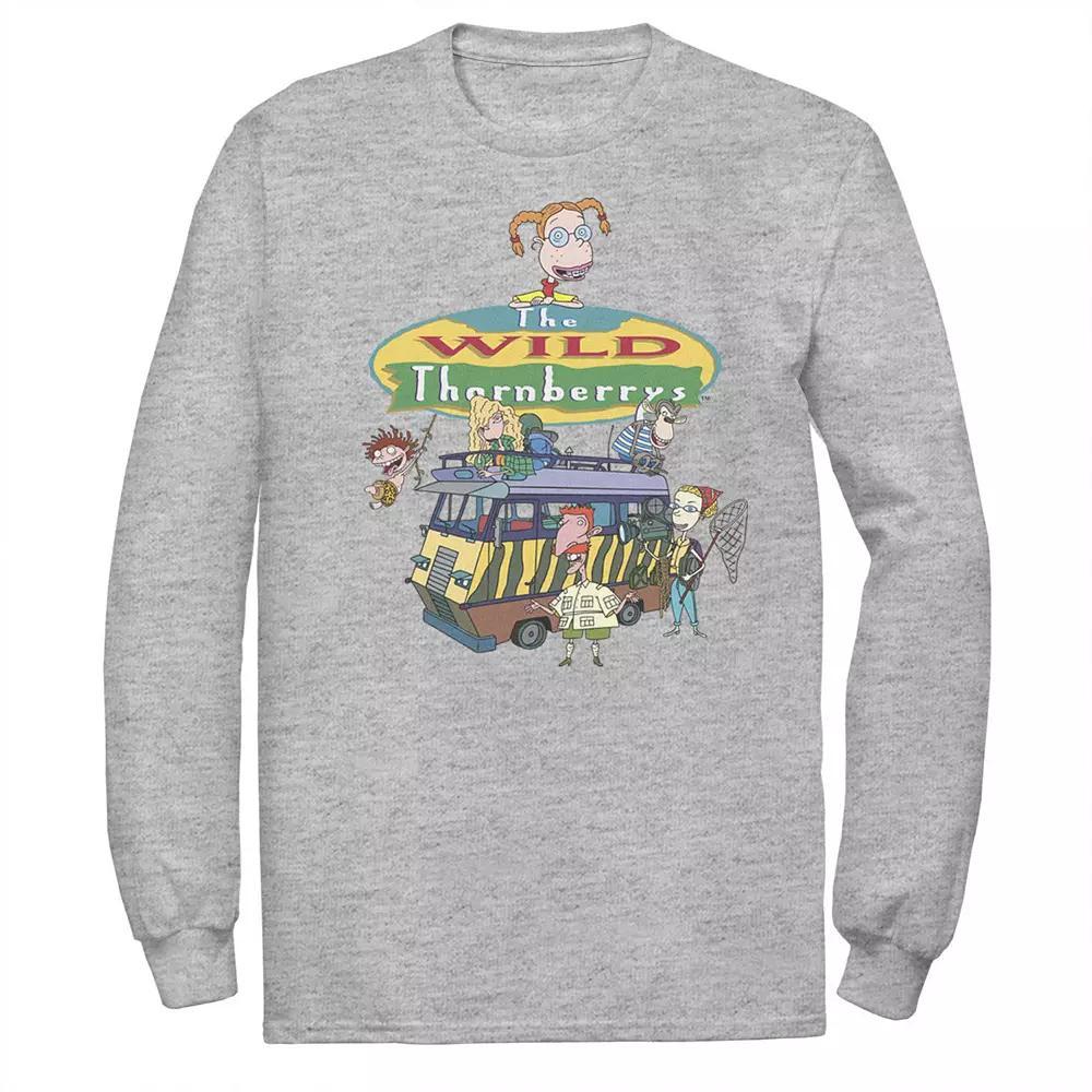 Men's Nickelodeon Wild Thornberrys Family RV Gathering Logo Long Sleeve Tee,  Product Image