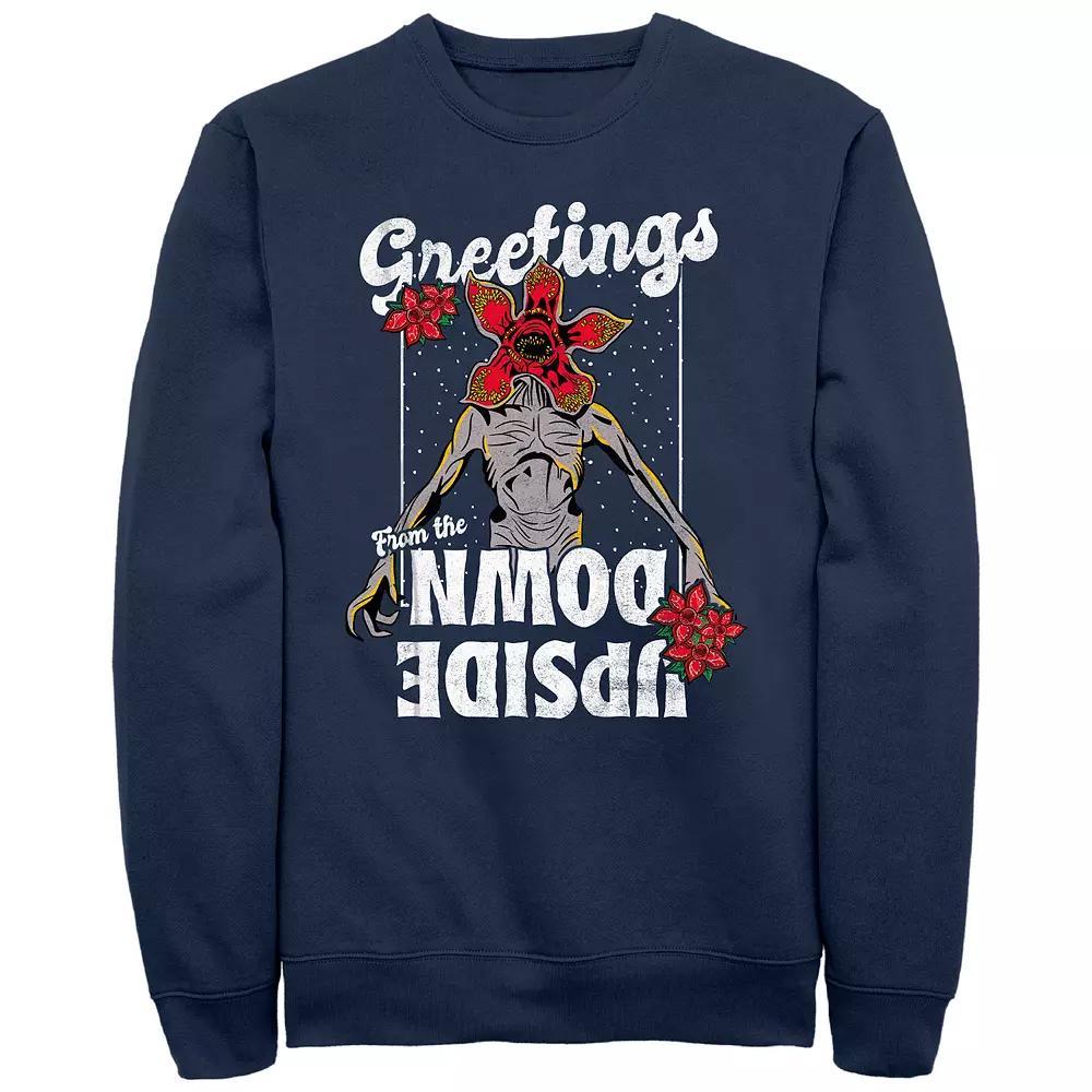Men's Stranger Things Greetings From The Upside Down Graphic Fleece,  Product Image