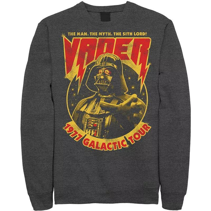 Men's Star Wars Vader 1977 Galactic Tour Metal Poster Sweatshirt, Size: 3XL, Red Product Image