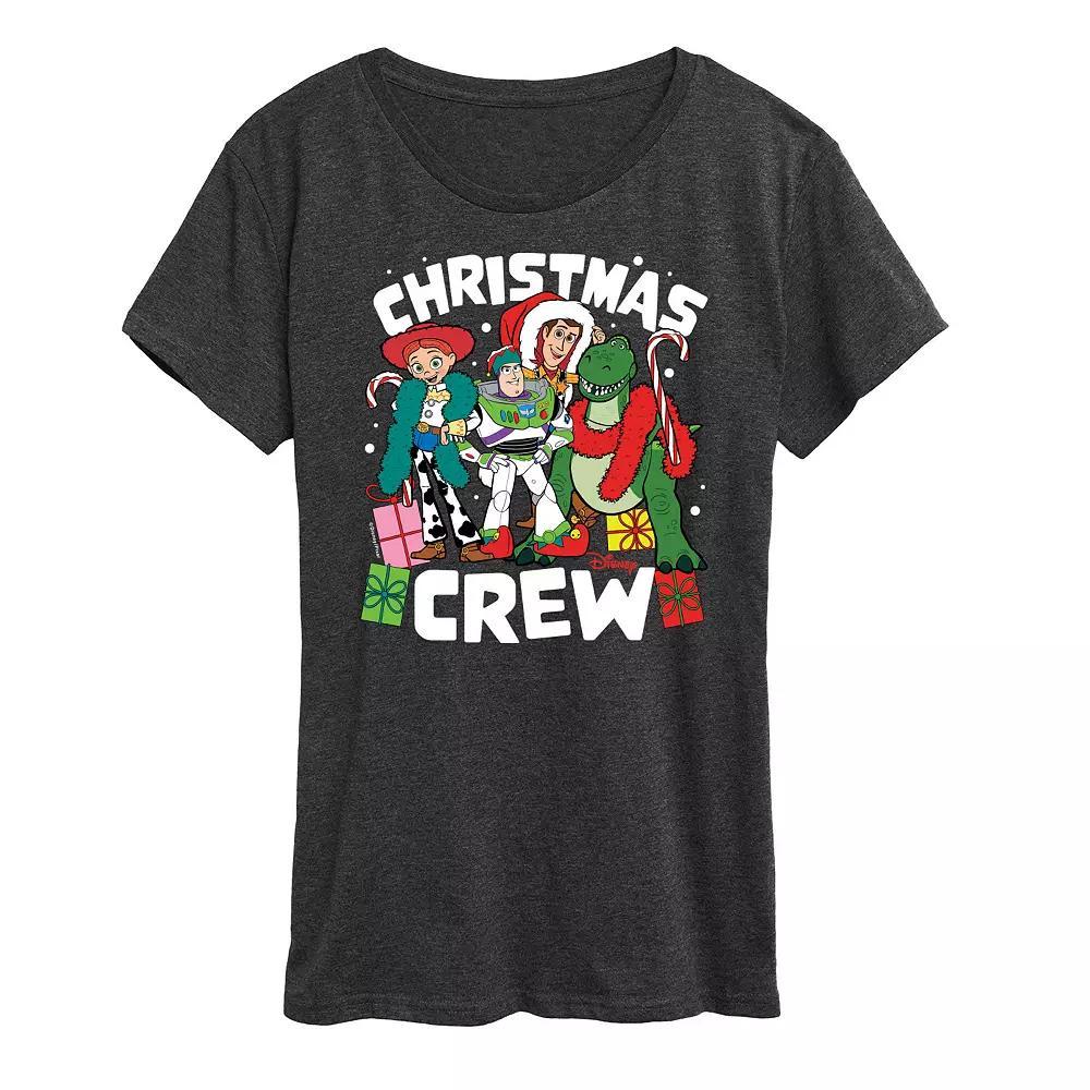 Disney / Pixar's Toy Story Women's Christmas Crew Graphic Tee, Girl's,  Product Image