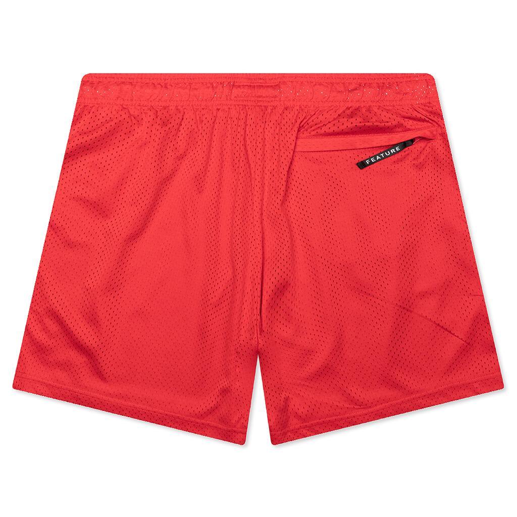 West Mesh Shorts - Crimson Male Product Image