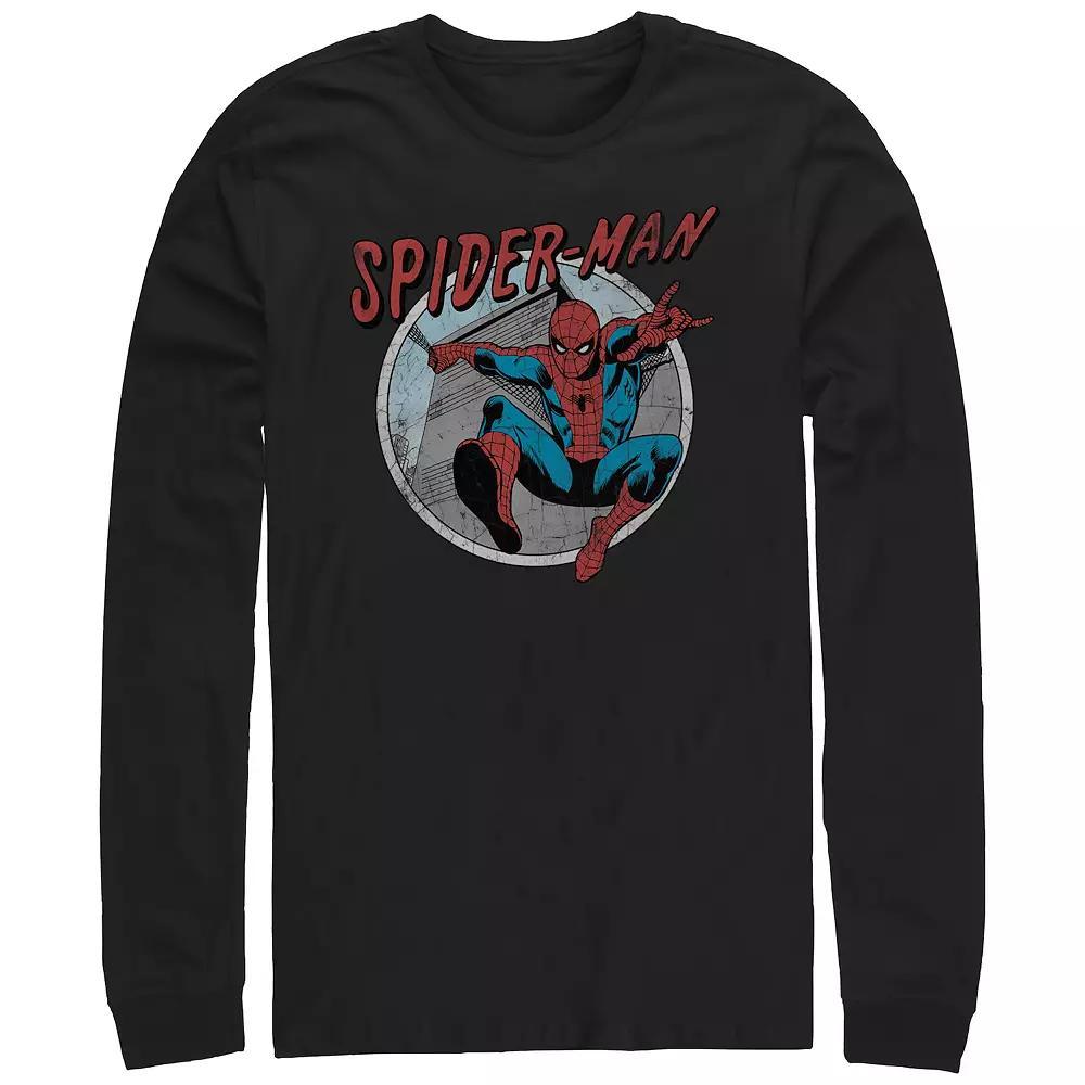 Men's Spider-Man Retro Stamp Graphic Tee,  Product Image