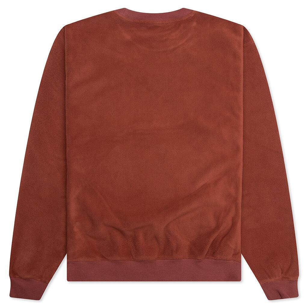 Appointment Fleece Crewneck - Brown Male Product Image