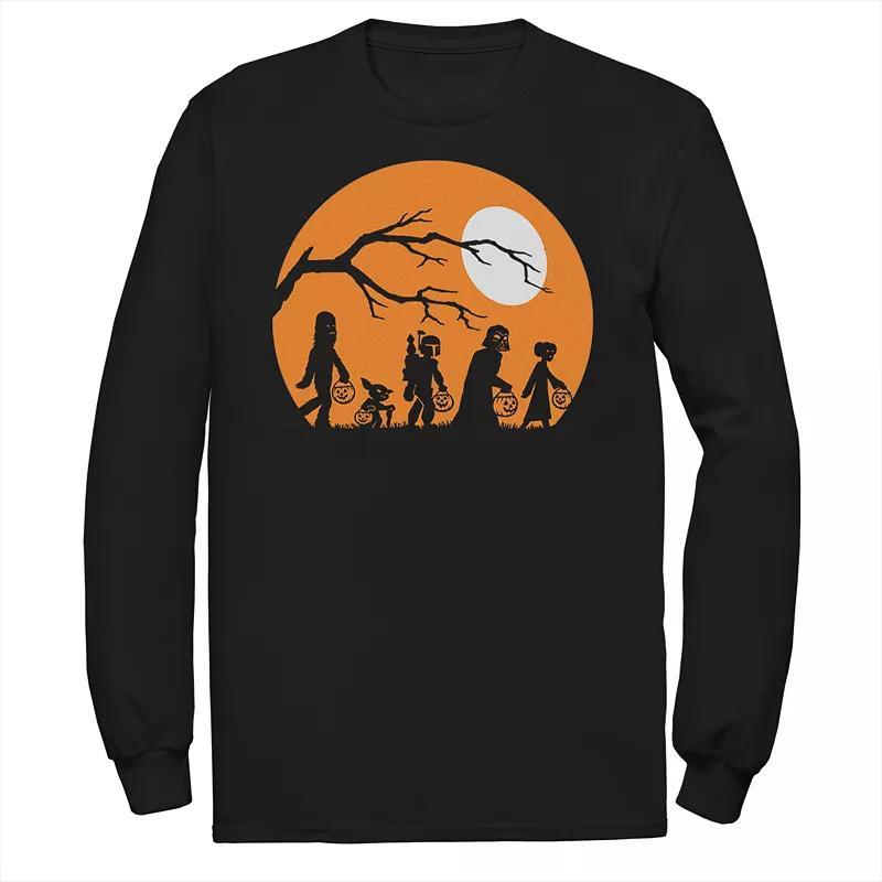 Mens Star Wars Trick-Or-Treat Halloween Long-Sleeved Tee Product Image