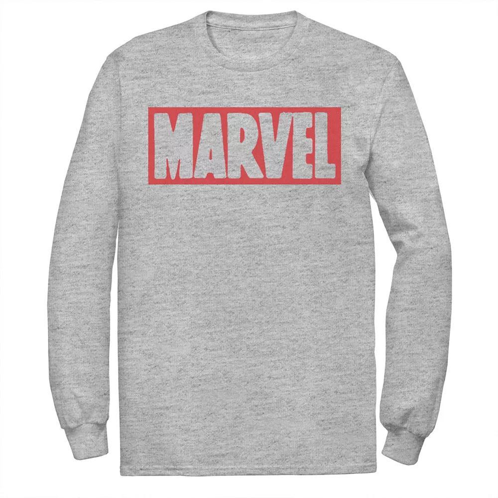 Men's Marvel Simple Brick Logo Outline Tee,  Product Image