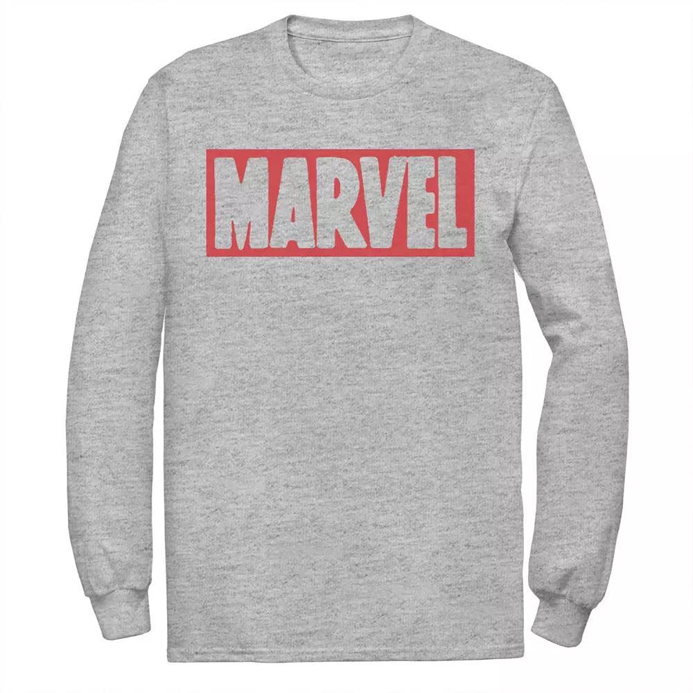 Men's Marvel Simple Brick Logo Outline Tee,  Product Image