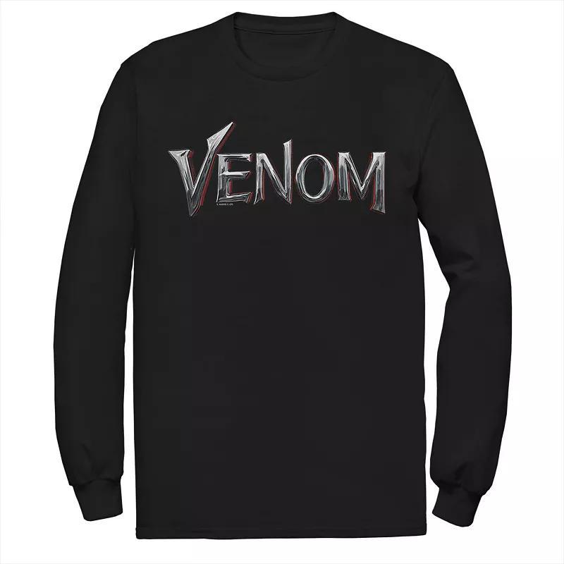 Mens Marvel Venom Chrome Logo Title Tee Product Image