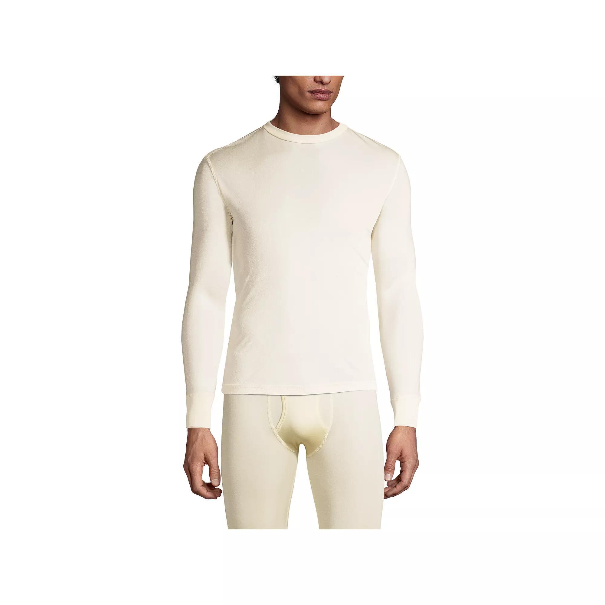 Men's Lands' End Silk Long Underwear Top,  Product Image