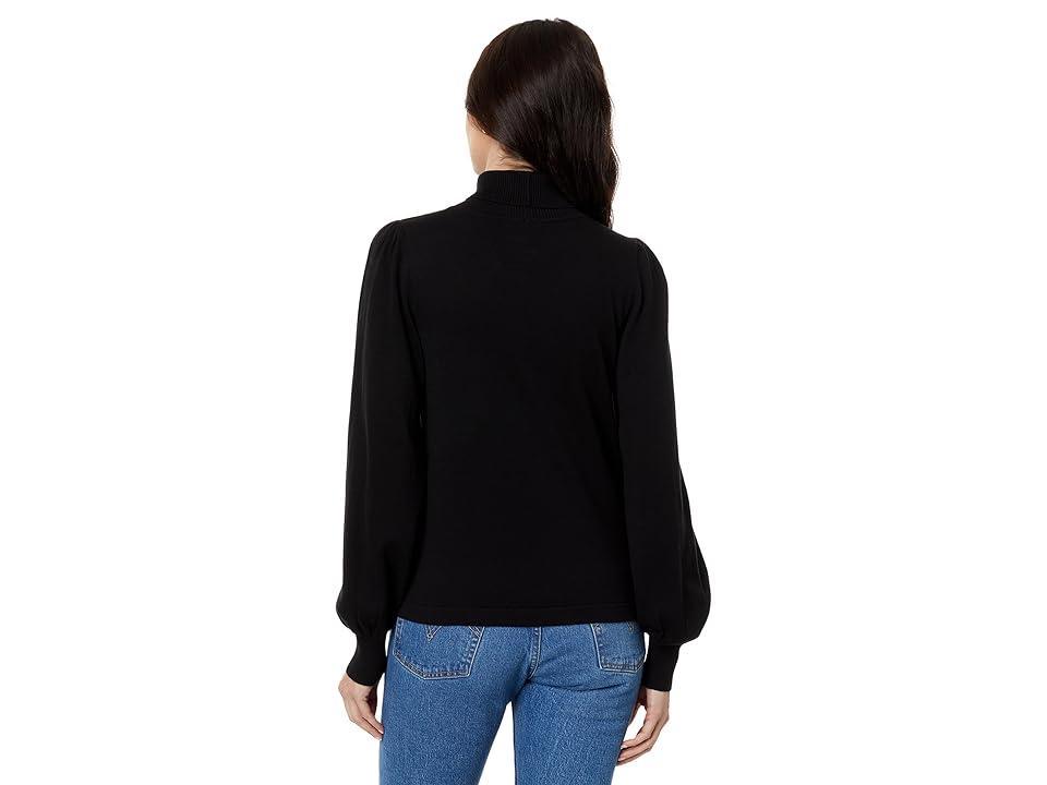 Lilla P Puff Sleeve Turtleneck Sweater Women's Clothing Product Image