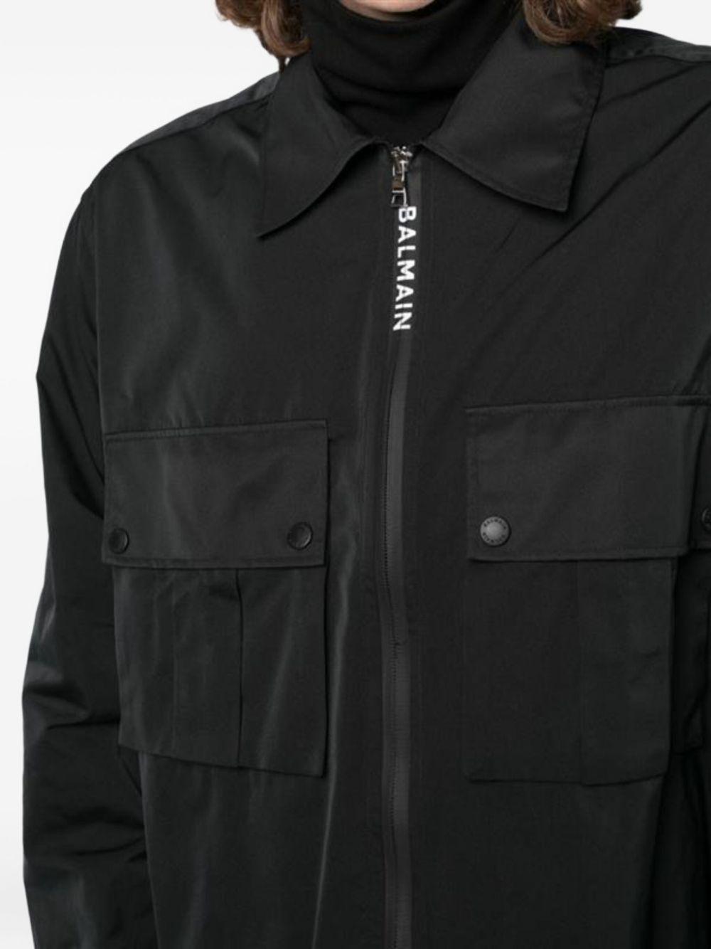 zip-fastening utility shirt Product Image