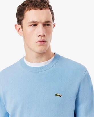 Monochrome Crew Neck Cotton Sweater Product Image