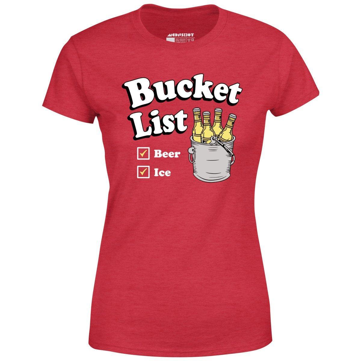 Bucket List - Women's T-Shirt Female Product Image