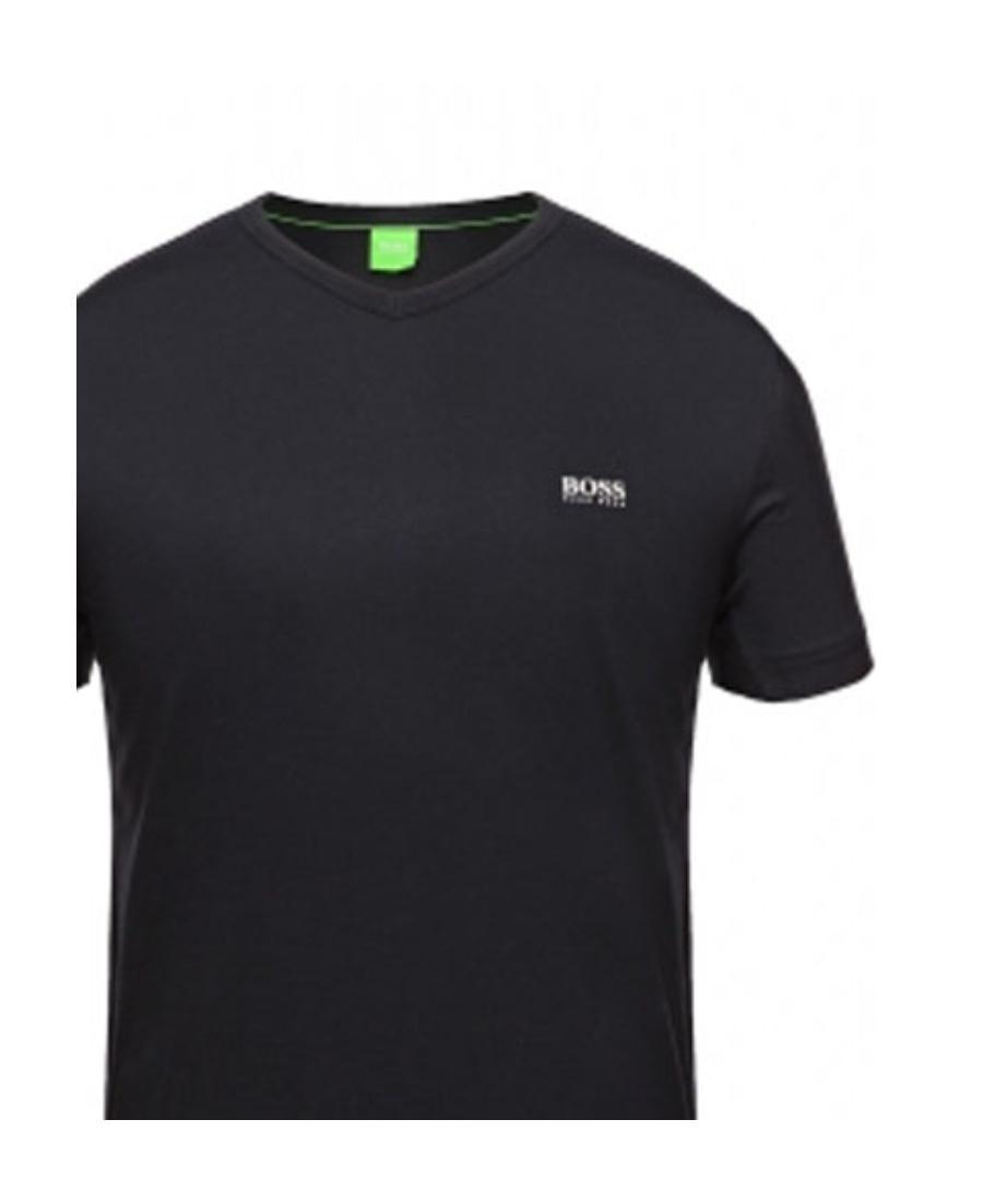 HUGO BOSS Logo Details T-shirt In Black Product Image