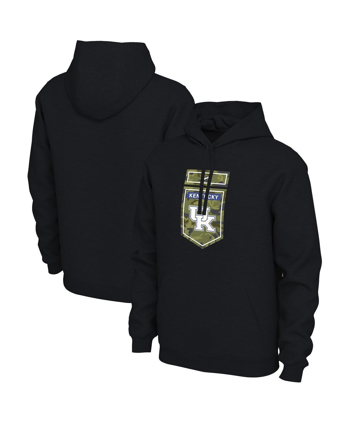 NIKE Black Kentucky Wildcats Veterans Camo Pullover Hoodie Product Image