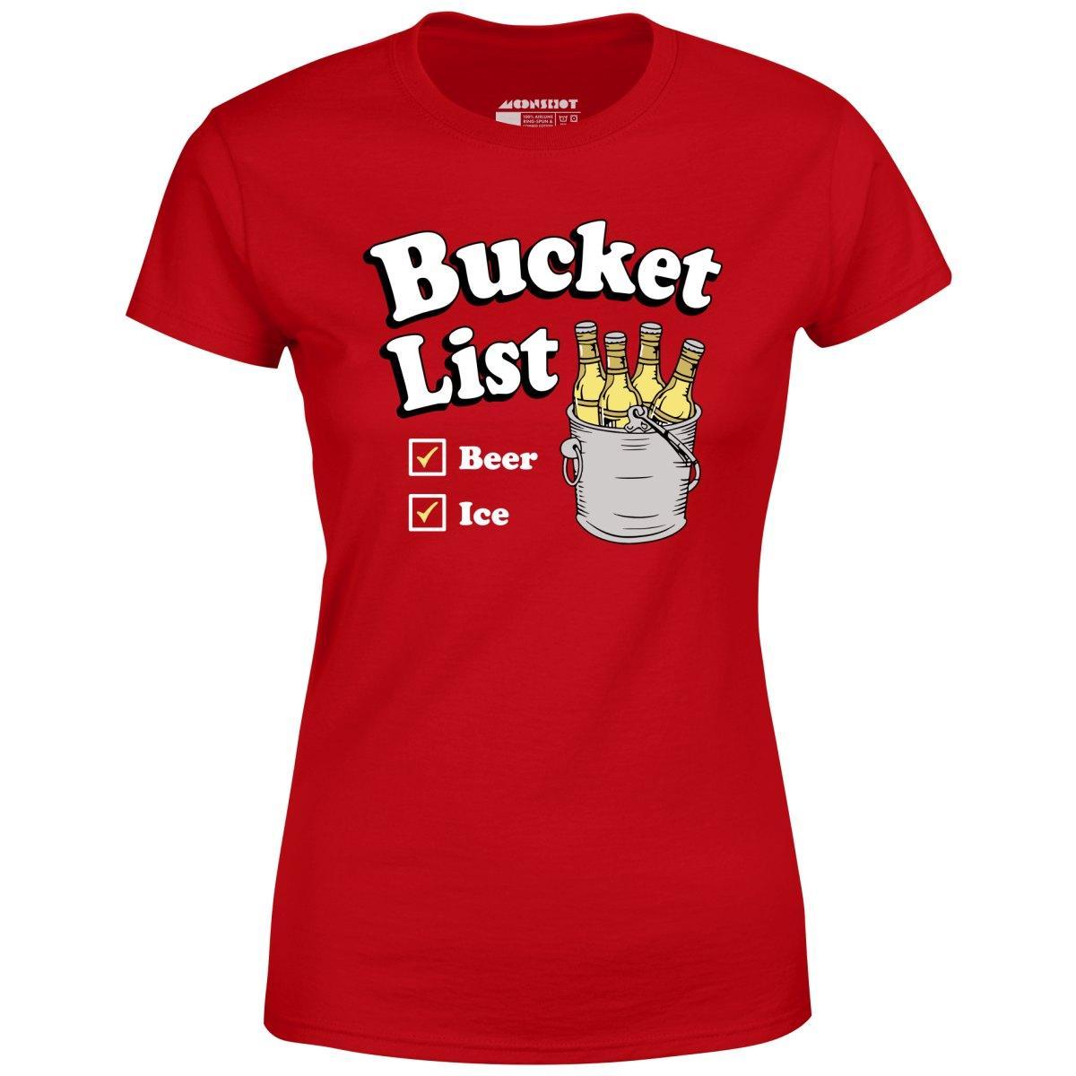 Bucket List - Women's T-Shirt Female Product Image