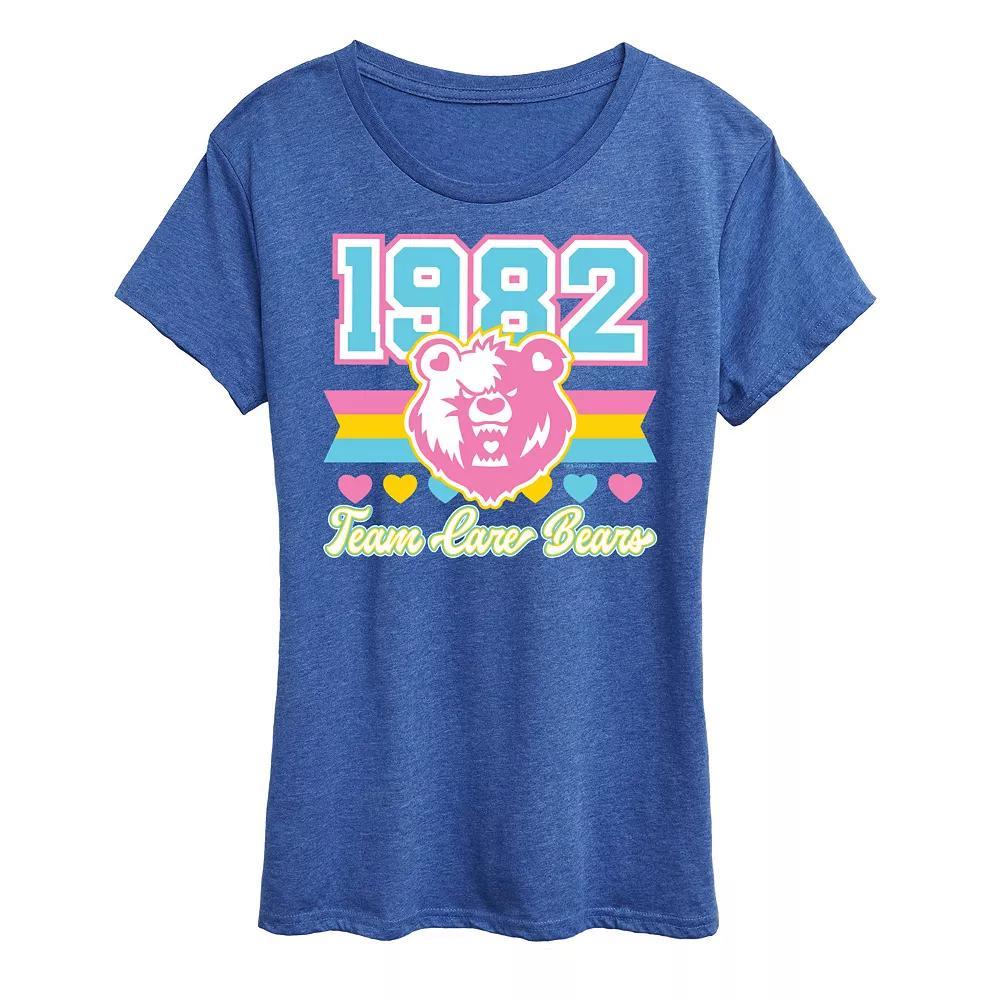 Women's Care Bears 1982 Team Graphic Tee, Size: XL, Blue Product Image