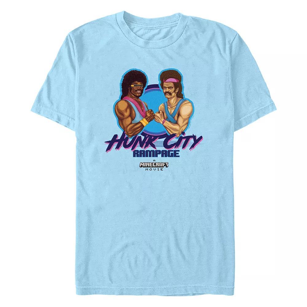 Men's Minecraft Movie Hunk City Rampage Graphic Tee,  Product Image