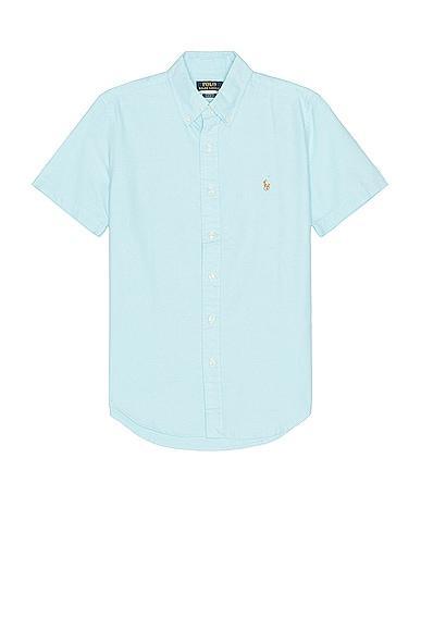 Polo Ralph Lauren Classic Fit Oxford Short Sleeve Woven Shirt Product Image