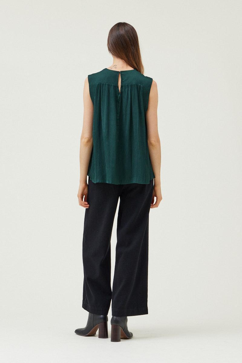 Pleated Sleeveless Top Product Image