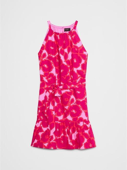 Poplin Tiered Mini Dress Product Image