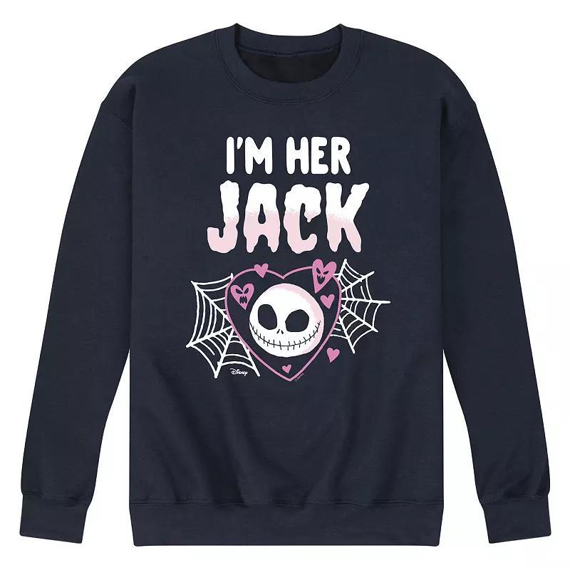 Disney's Nightmare Before Christmas Men's I'm Her Jack Fleece Sweatshirt,  Product Image