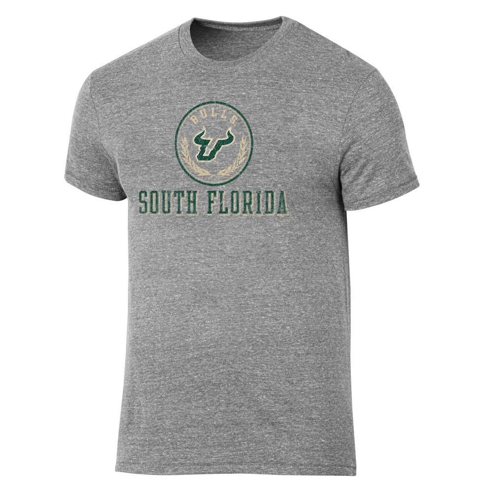 NCAA South Florida Bulls Mens Gray Tri-Blend T-Shirt Product Image