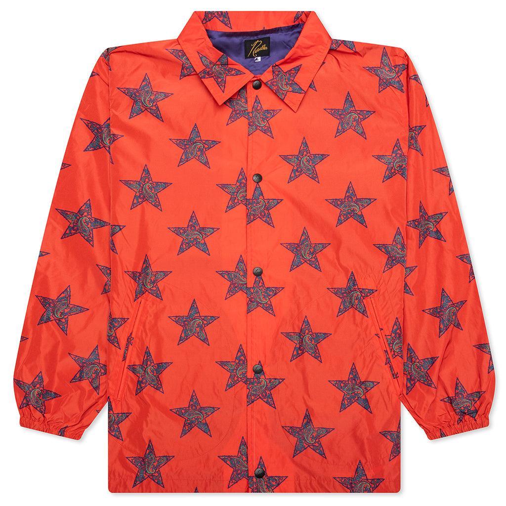 Coach Jacket - Red/Star Male Product Image