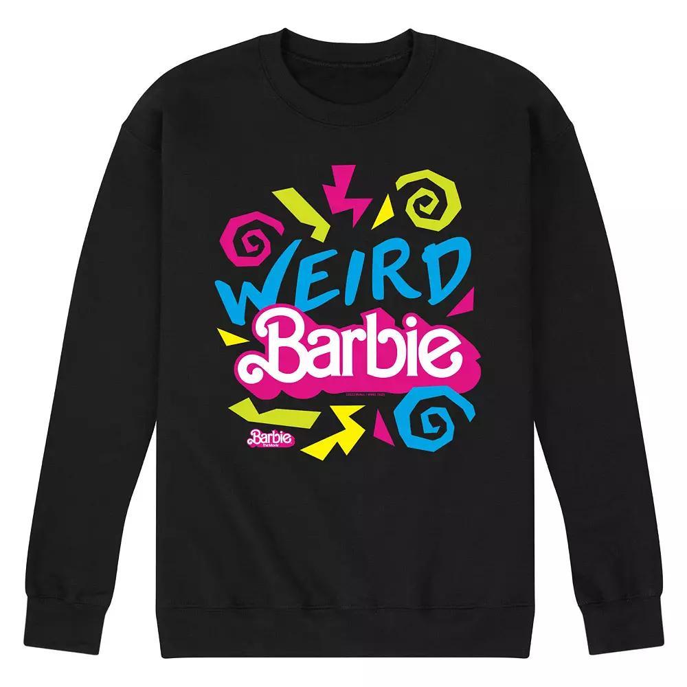 Men's Barbie™ The Movie Weird Barbie Fleece Sweatshirt,  Product Image