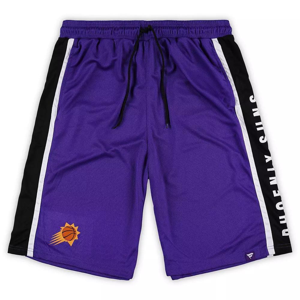 Men's Fanatics Branded Purple Phoenix Suns Big & Tall Referee Iconic Mesh Shorts,  Product Image