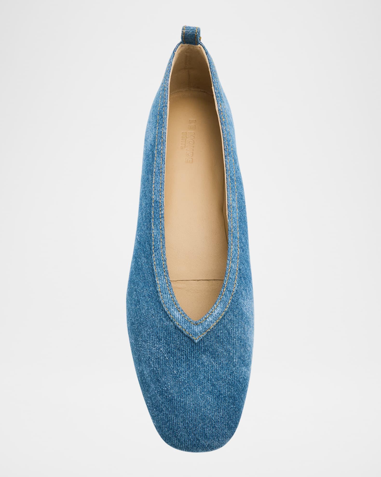 Luna Denim Ballerina Flats Product Image