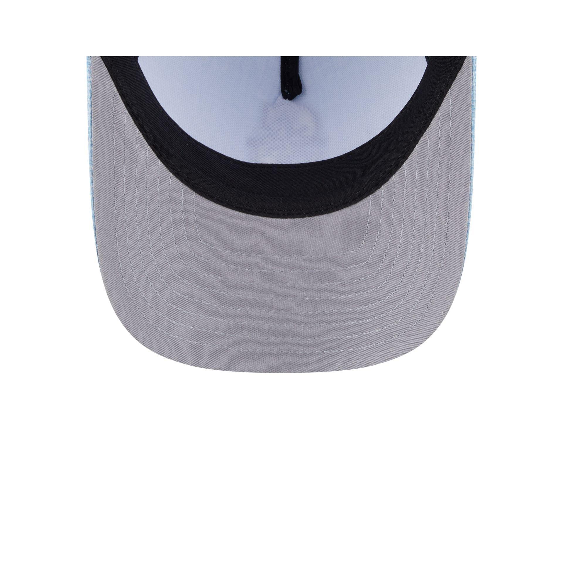 Seattle Mariners Cotton Weaver Blue 9FORTY M-Crown A-Frame Snapback Hat Male Product Image