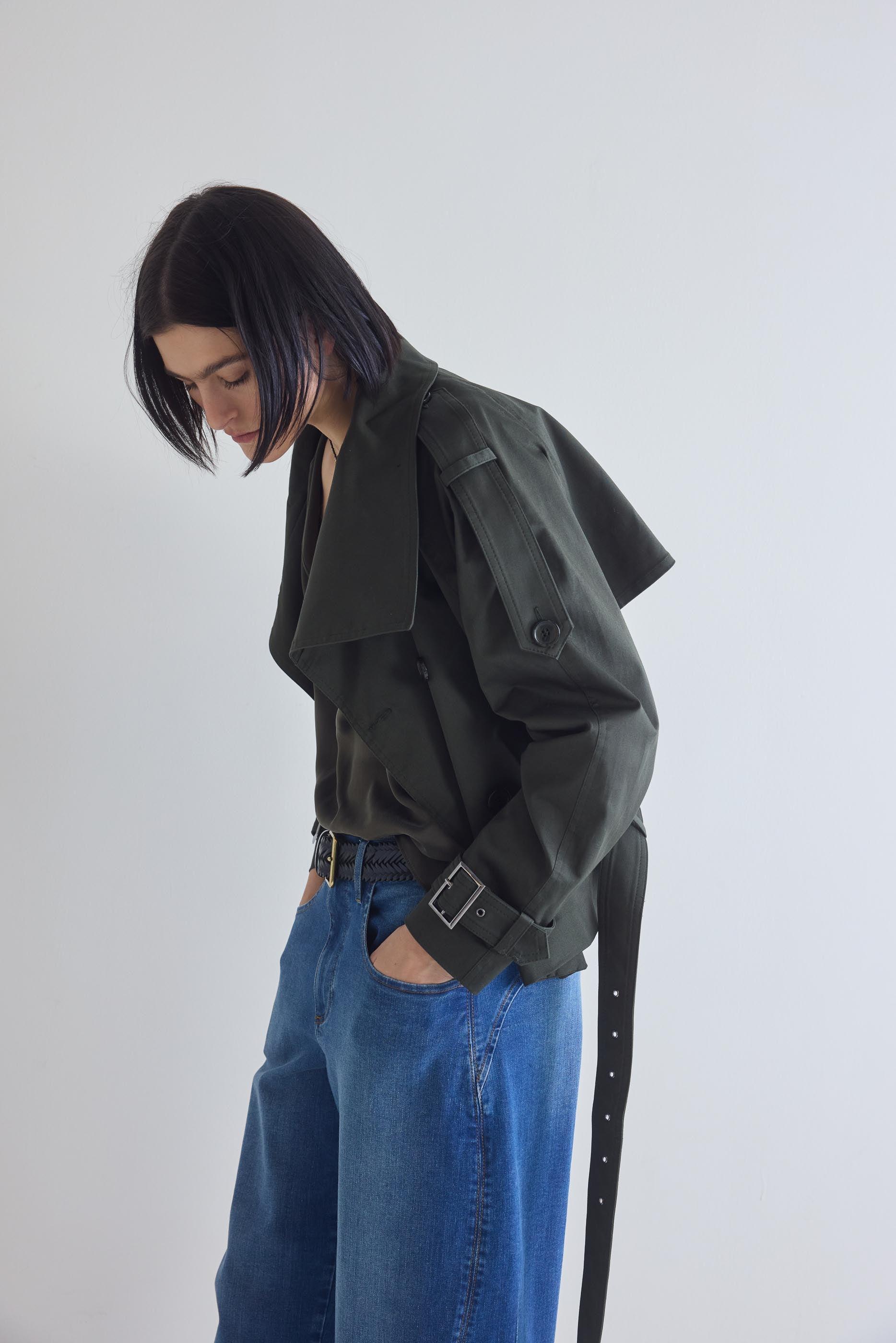 The Cropped Trench Coat Product Image