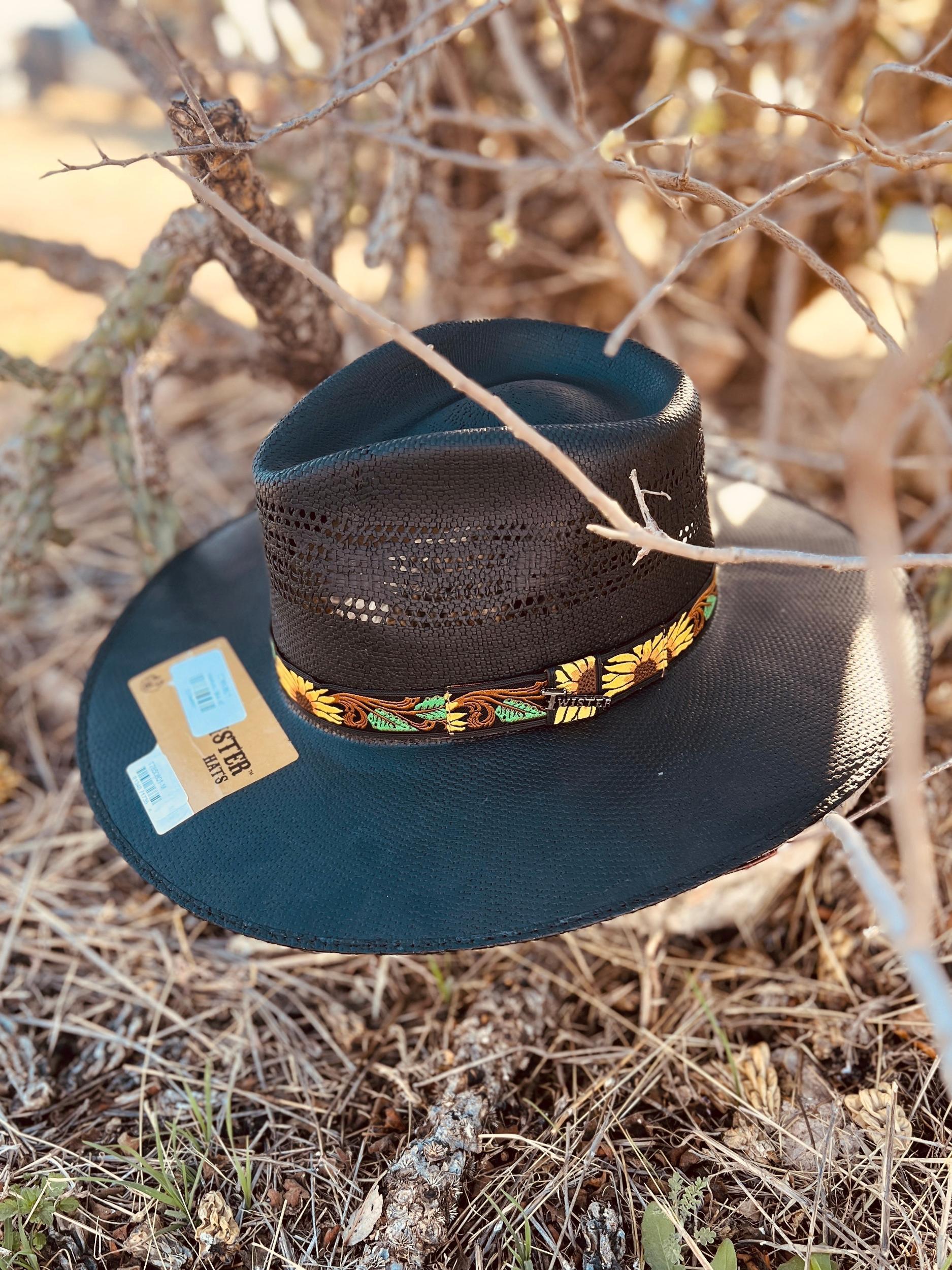 Rolling Around In The Sunflowers Straw Hat Product Image
