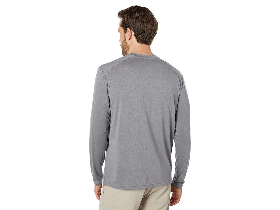 Fair Harbor The Seabreeze Henley (Grey) Men's Clothing Product Image